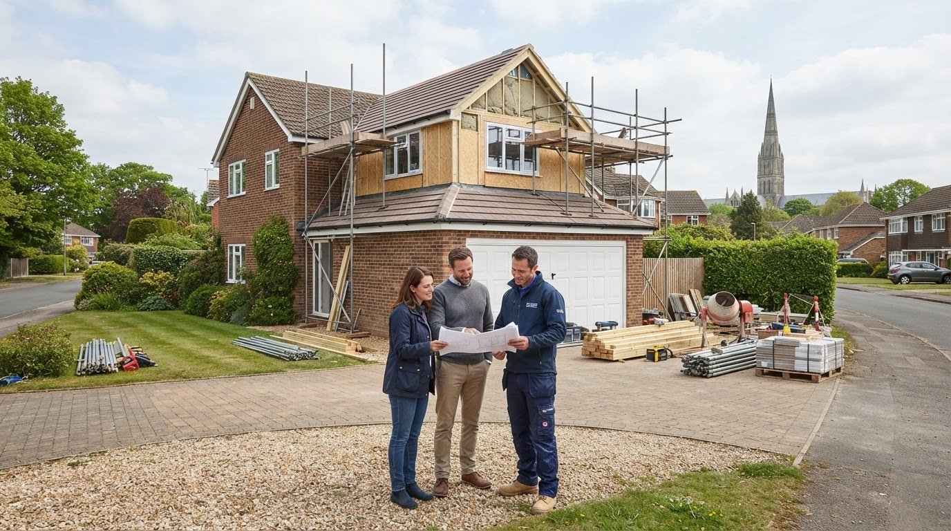 Adding a Master Bedroom with Ensuite over a Garage in Salisbury