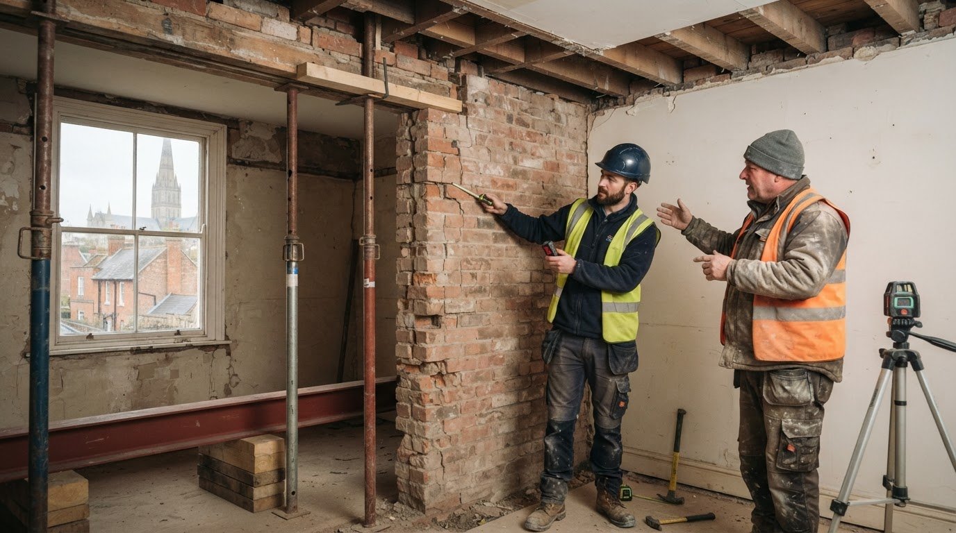 Structural wall appraisal for a Salisbury knock-through